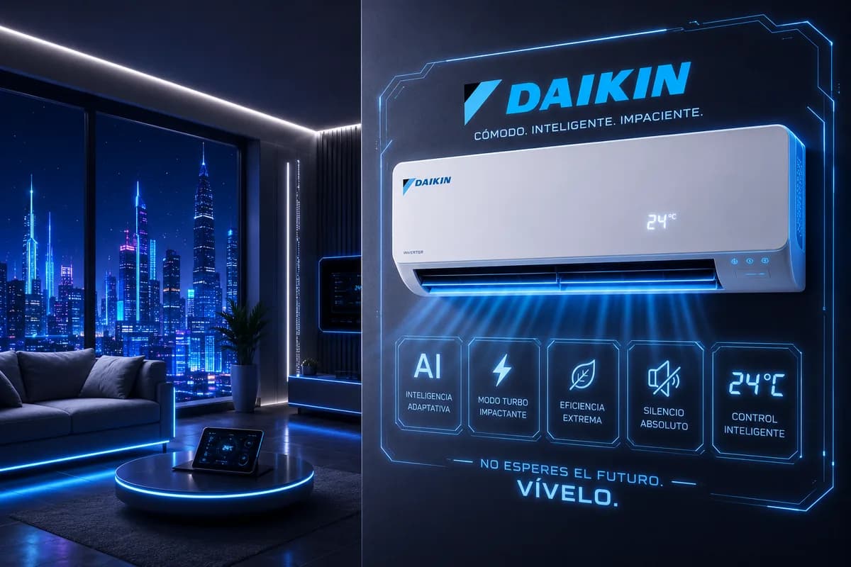 Equipo de Daikin (Aire acondicionado) — imagen ilustrativa