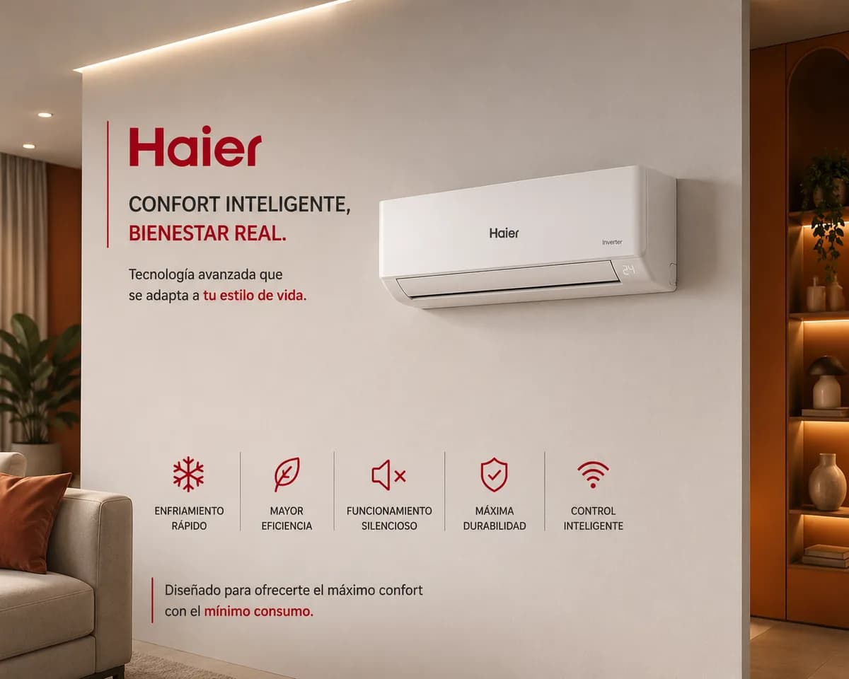 Equipo de Haier (Aire acondicionado) — imagen ilustrativa