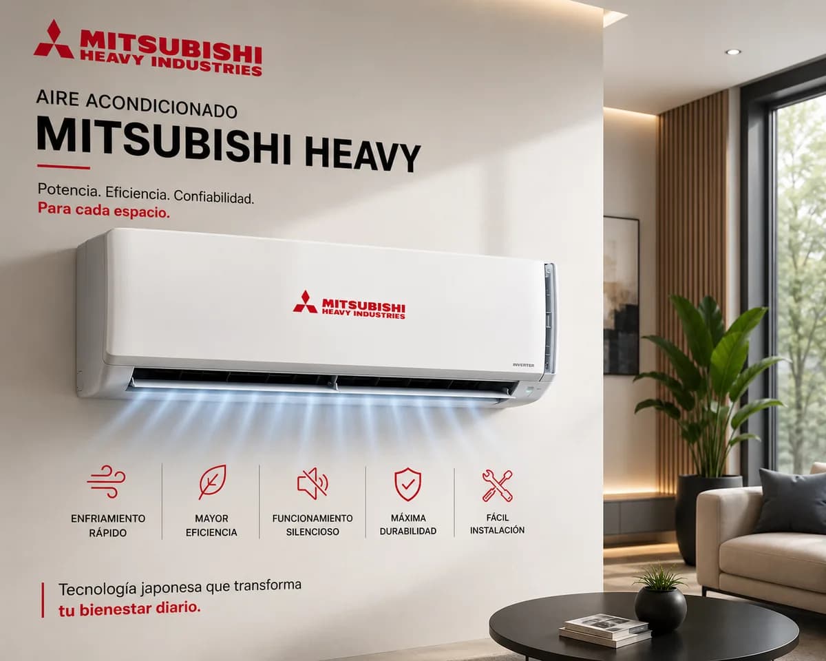 Equipo de Mitsubishi Heavy (Aire acondicionado) — imagen ilustrativa