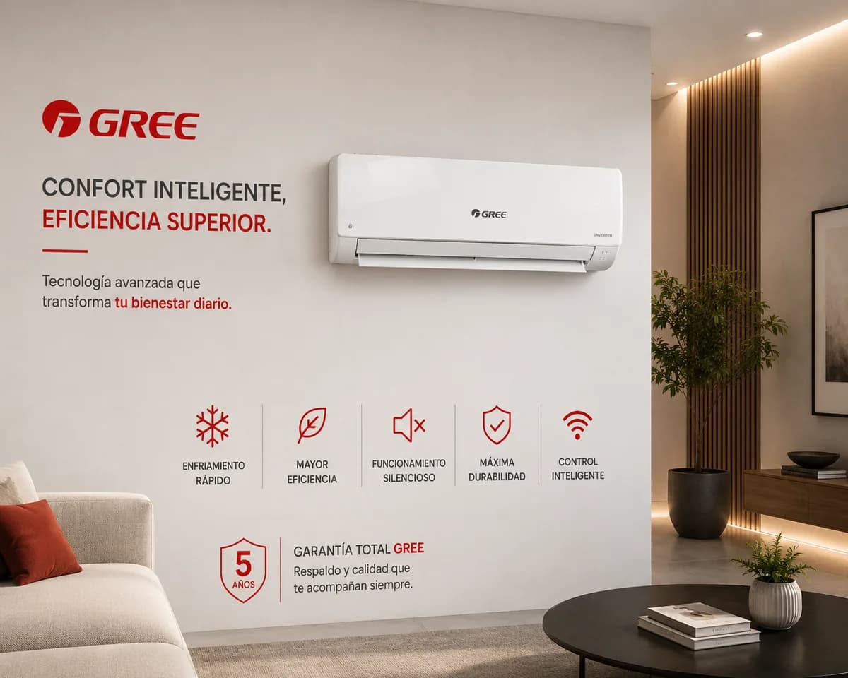 Equipo de Gree (Aire acondicionado) — imagen ilustrativa